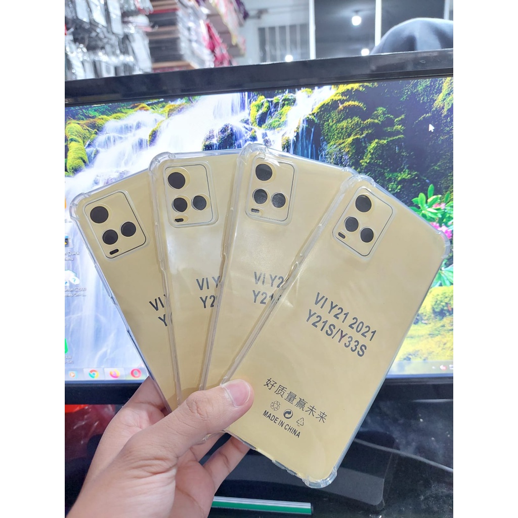 Anti Crack Vivo Y21S Y33S Y21 2021 Soft Case Anti Shock Jelly Tahan Benturan