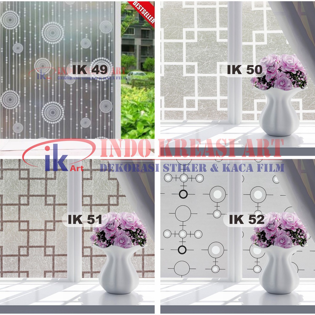 STIKER KACA STICKER KACA MOTIF 122 TERMURAH KACA FILM MOTIF PELAPIS KACA JENDELA