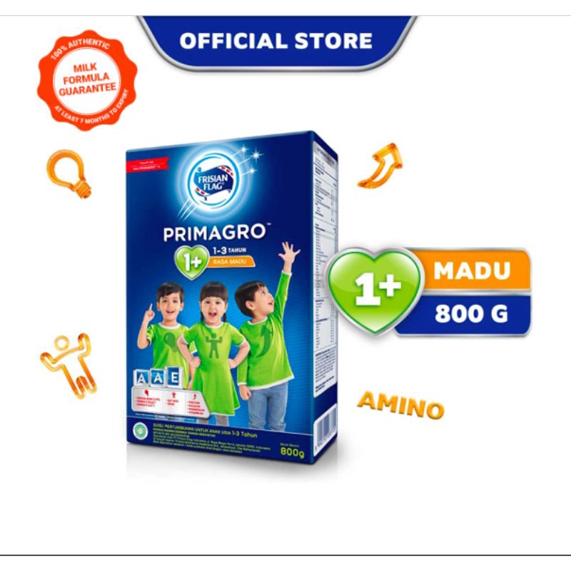 Susu Formula Frisian Flag 123 Primagro 1+ Madu 800 g