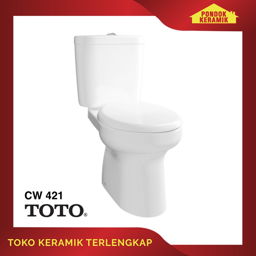 CLOSET DUDUK / CLOSET TOTO CW 421JW/F + SW420JP/420 - 8#