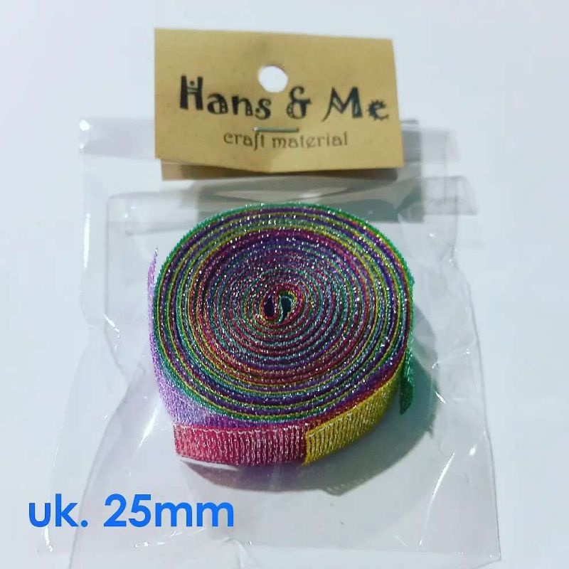 

Pita Metalik 1" Warna Warni 25mm (5pcs @1meter)