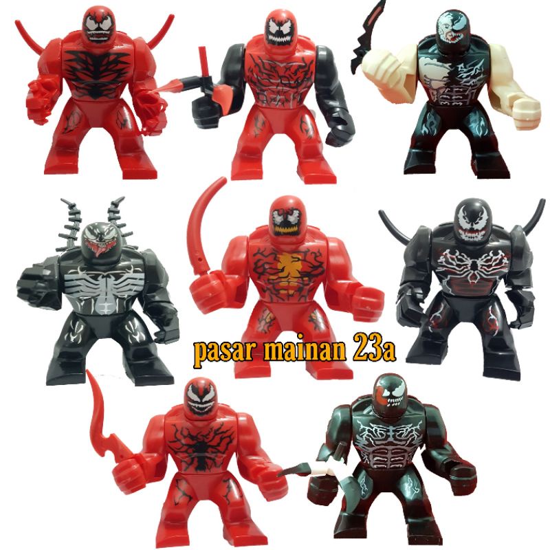 Mainan Anak Big Figure Venom Carnage Set 8/Brick Lego Venom Satuan