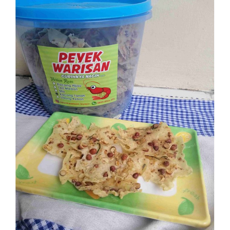 

Peyek kacang tanah