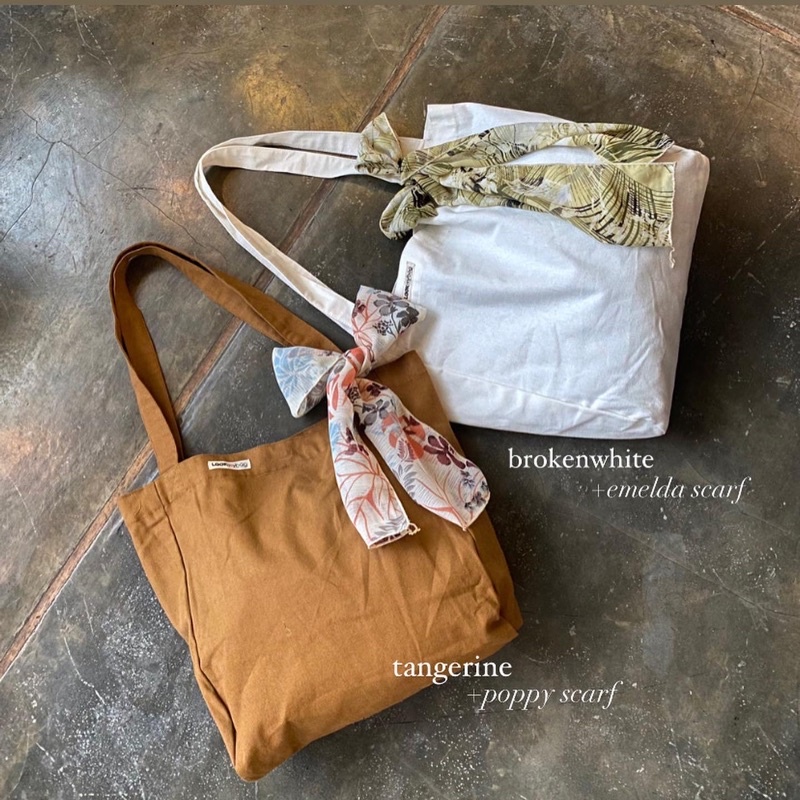 BASIC TOTEBAG TANGERINE — LOOKMYBAG.ID