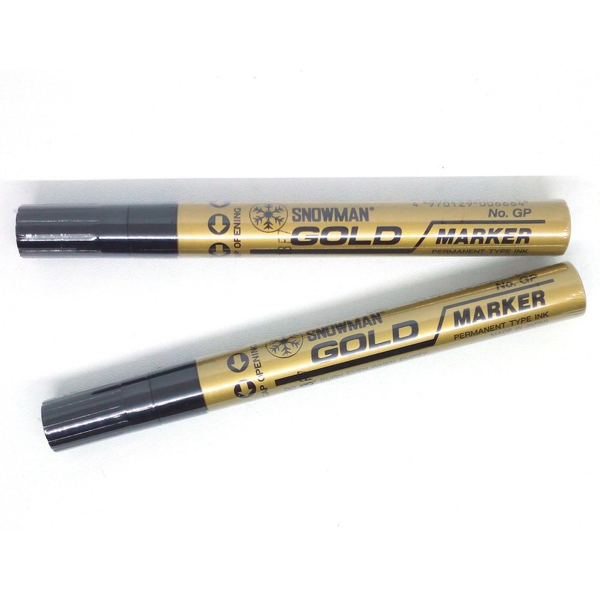 Spidol Snowman Paint Marker GP Gold  (SATUAN)