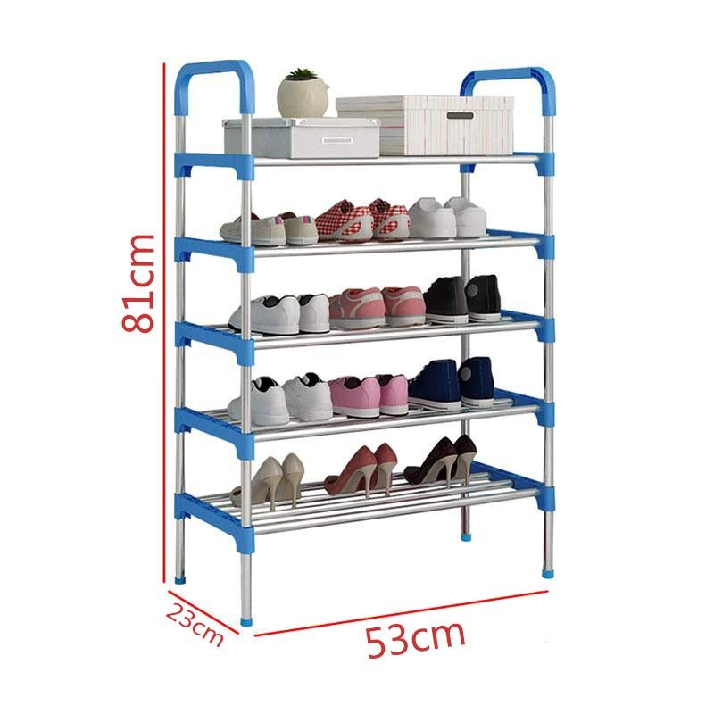 RAK SEPATU BESI 5 SUSUN