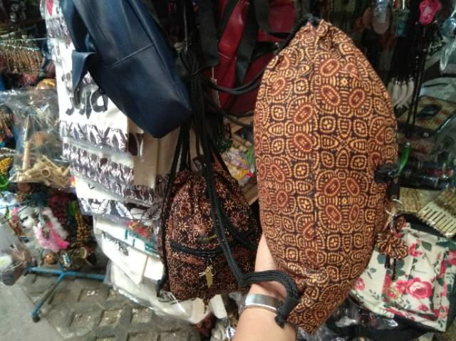 TERMURAH! TAS BACKPAK BATIK SERUT 30x20 cm CAP MAKMUR - TAS PUNGGUNG FASHION WANITA - SOUVENIR JOGJA