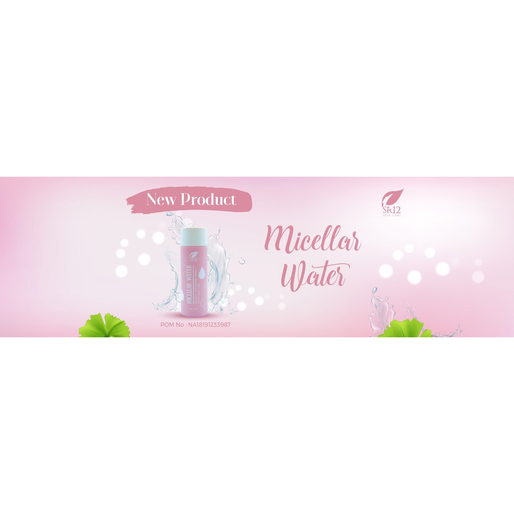 NEW PRODUCT SR12 SKINCARE MICELLAR WATER ORIGINAL BPOM