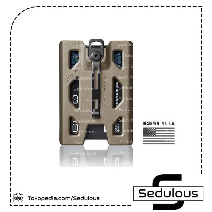 

READY BAYAR DITEMPAT GoVo Badge ID Card Holder/Wallet Tactical ID card - Cokelat OBRAL Kode 830