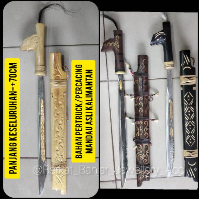 Mandau Asli Kalimantan