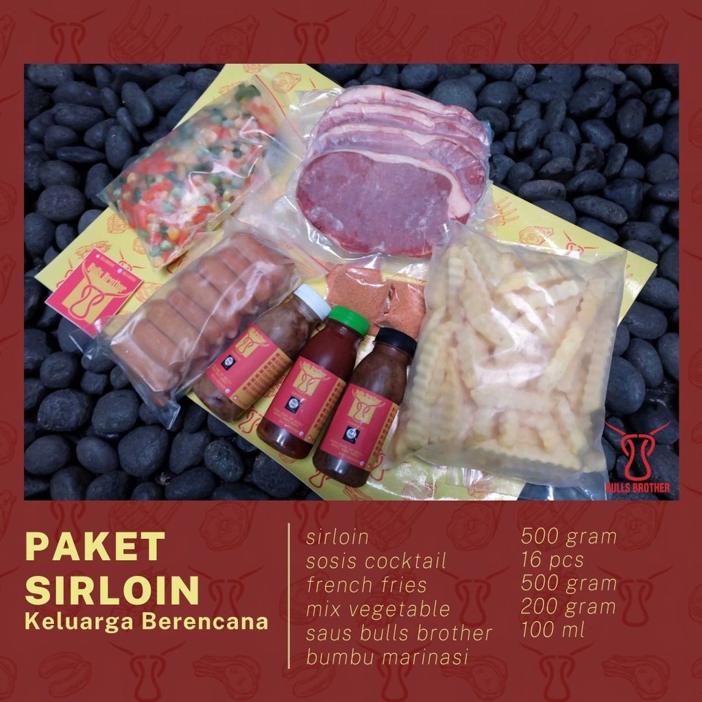 

PAKET STEAK SIRLOIN LENGKAP