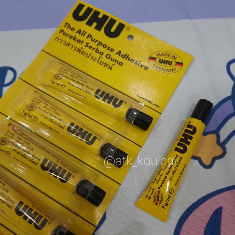 

LEM UHU KECIL 7 mL | LEM UHU SERBAGUNA | LEM PEREKAT UHU ORIGINAL | MULTIPURPOSE GLUE UHU