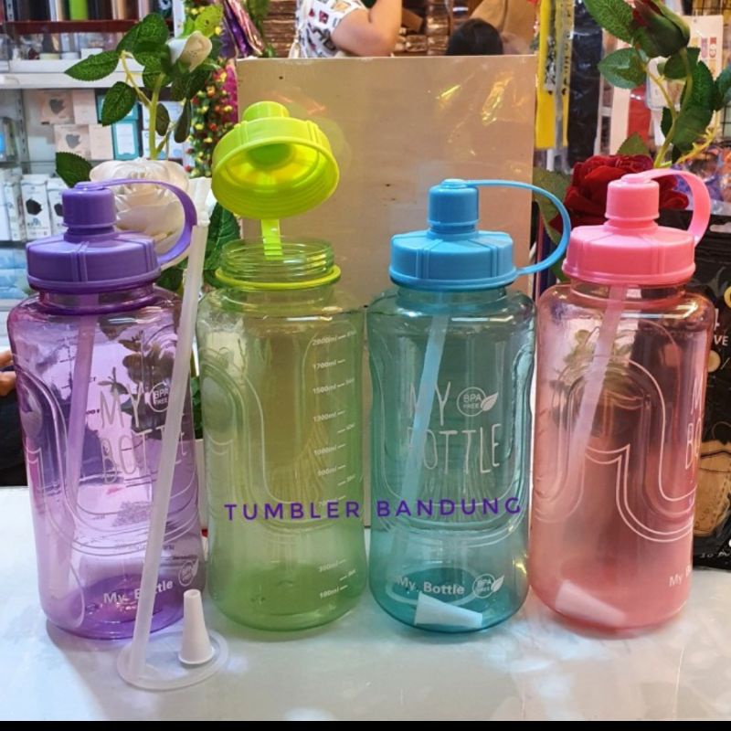 Botol minum 2liter botol jumbo botol 2liter travel termos minum jinjing