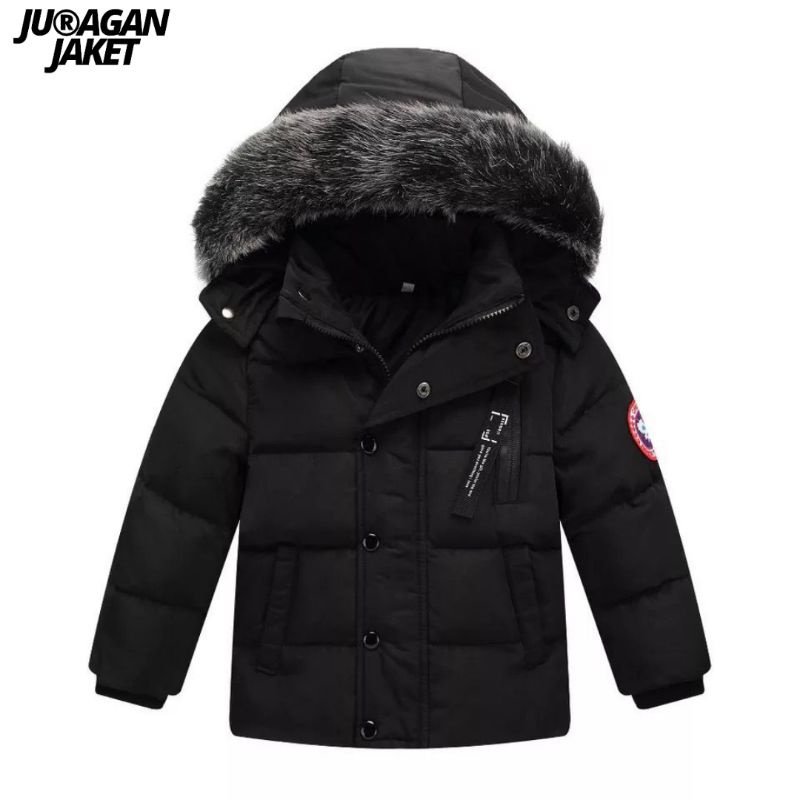 Jaket anak laki-laki/perempuan winter bulu hangat 02