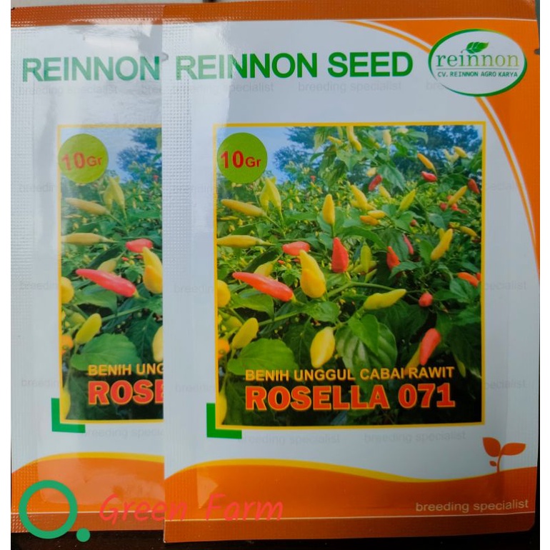 Cabe Rosella 071 10gr Cabe Unggul Toleran Virus Buah Lebat Original Pabrik