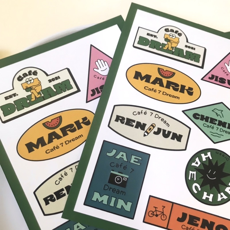 STICKER CAFE 7 DREAM / STICKER N C T DREAM