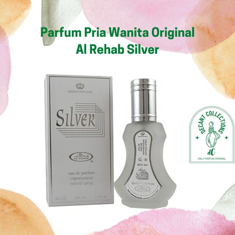 Parfum Unisex Original Al Rehab Silver