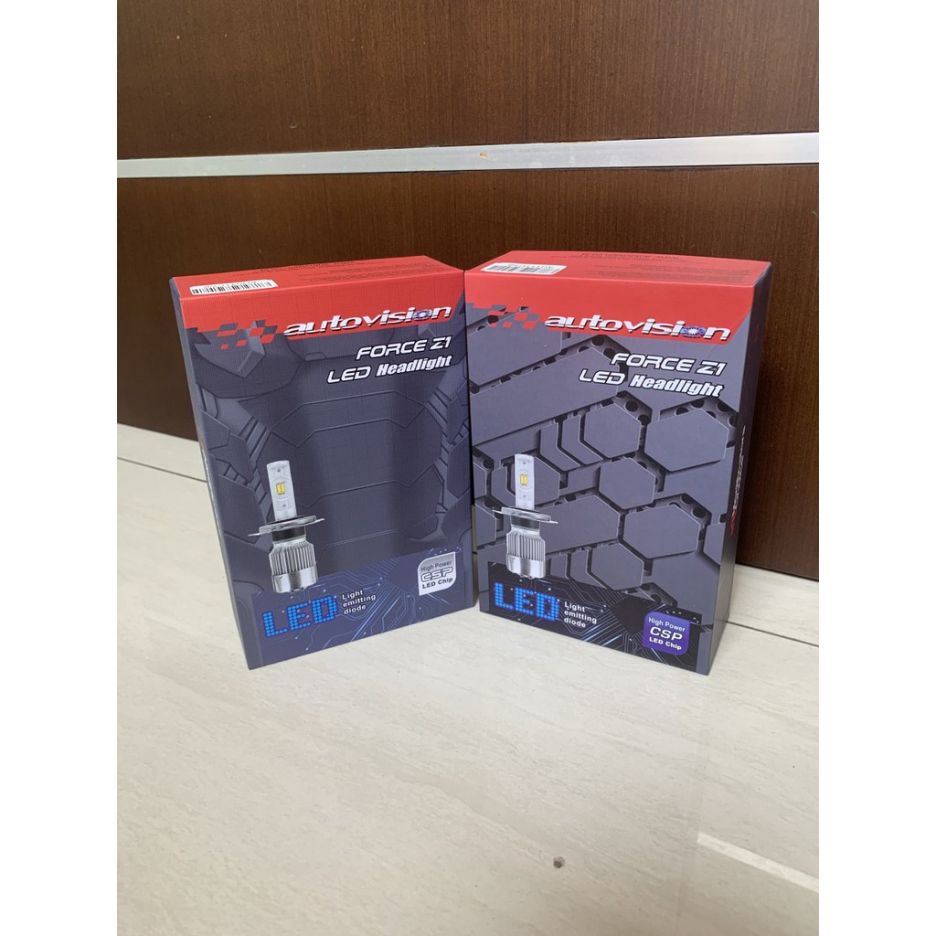 Paket H4 & H11 LED Autovision Force Z1 30 Watt 6000k (head & Foglamp)