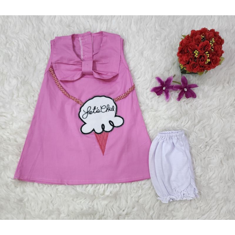 baju bayi perempuan set dres baby girl