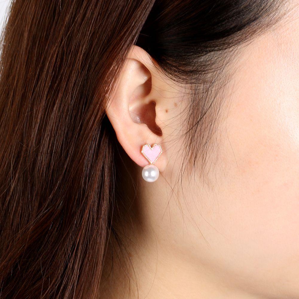 Top 6pasang/Set Satu Minggu Anting Set Wanita Kepribadian Kristal Daun/Ikatan Simpul