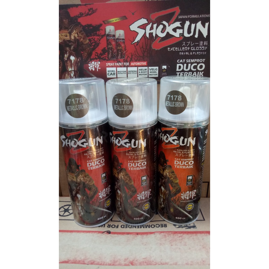 pilox pilox cat semprot duco shogunz pilok shogun metallic brown 7178 400cc coklat cokelat metalik