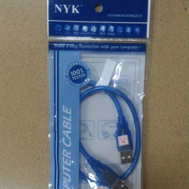 Kabel usb male to male 50cm NYK