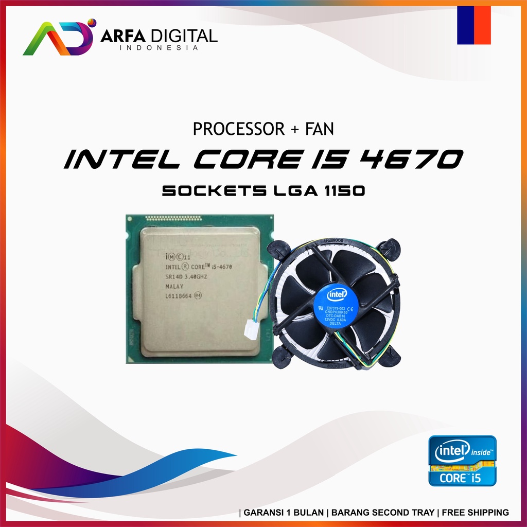 Processor Intel Core i5-4670 3.6Ghz Chace 6MB [Tray] Socket LGA 1150