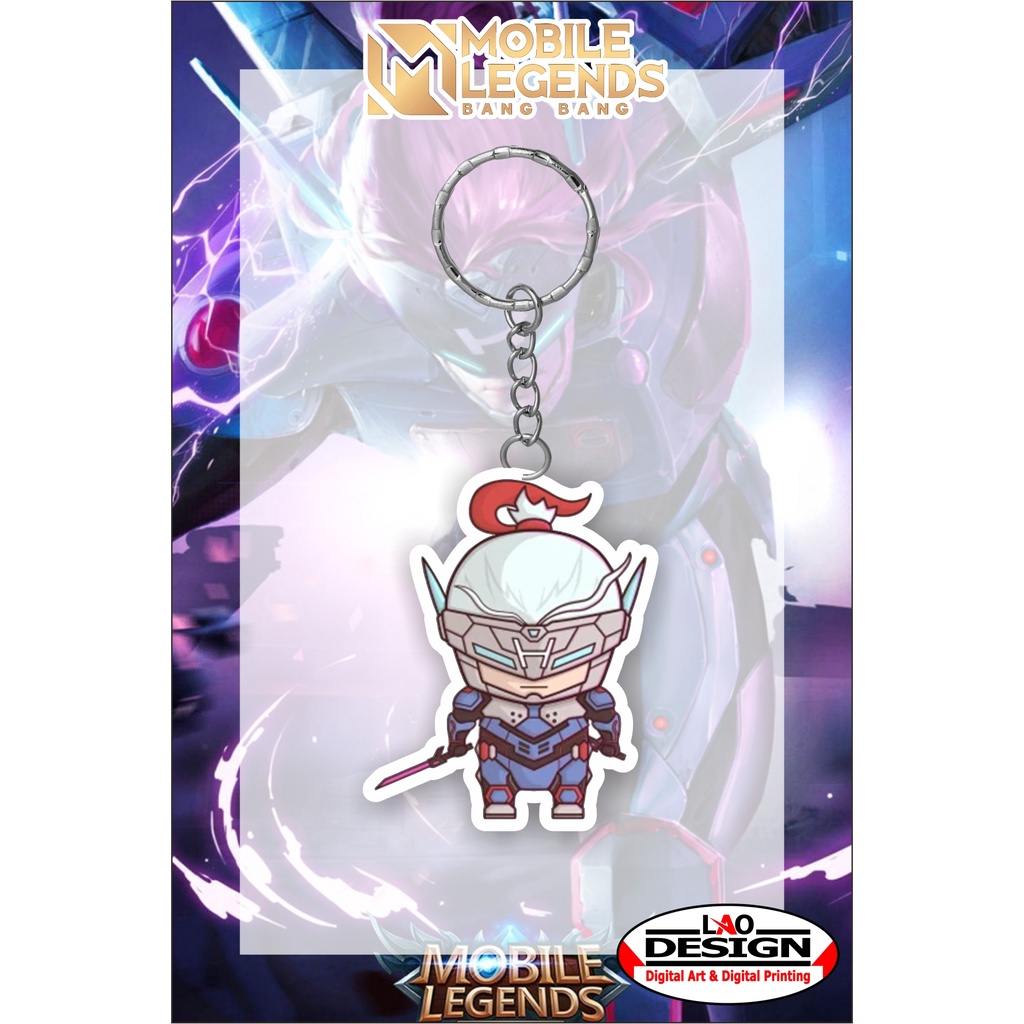 Gantungan Kunci Sabeer Mobile Legend - Gantungan Kunci Akrilik - Ganci Akrilik - Gantungan Kunci Her