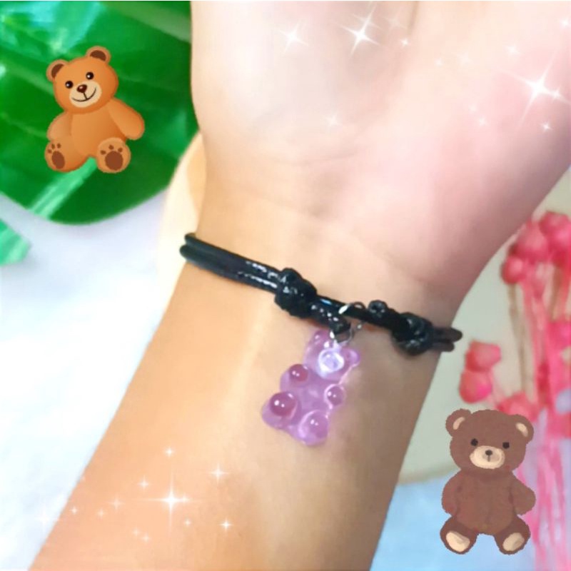 GELANG MANIK BERUANG PERMEN SODA / GUMMY BEAR BRACELET, •BEPINK OFFICIAL•