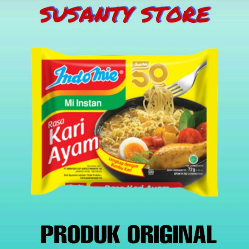 

INDOMIE MIE INSTAN ALL VARIAN KEMASAN 69GR.