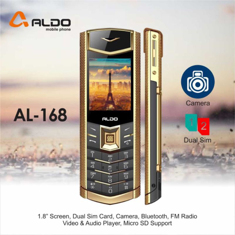 Hp ALDO AL168 AL-168 Vertu Garansi resmi