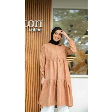 Baju Atasan Tunik / Gamis Tunik Motif 07 By Ririn Collection