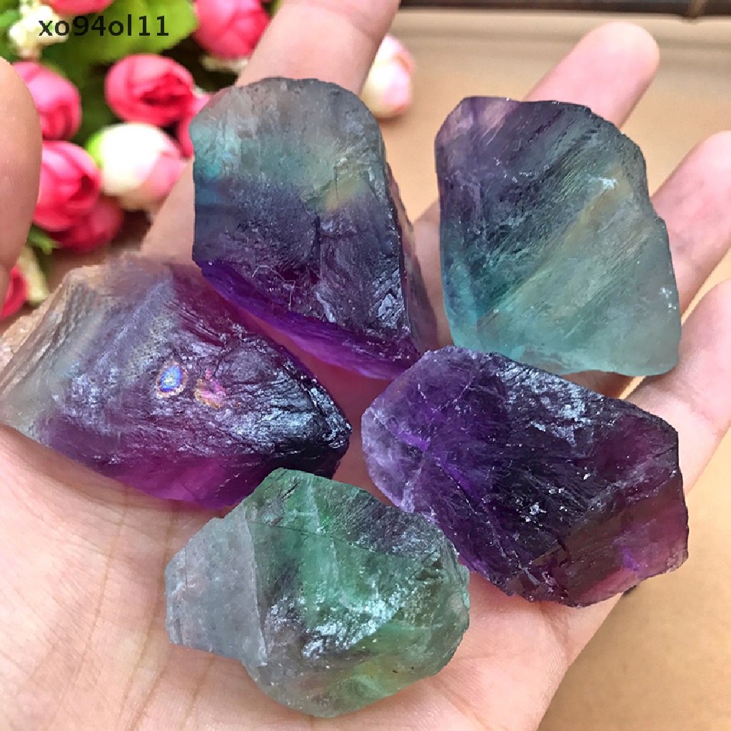 Bola Kristal Fluorit Quartz Fluorit Alami Untuk Penyembuhan