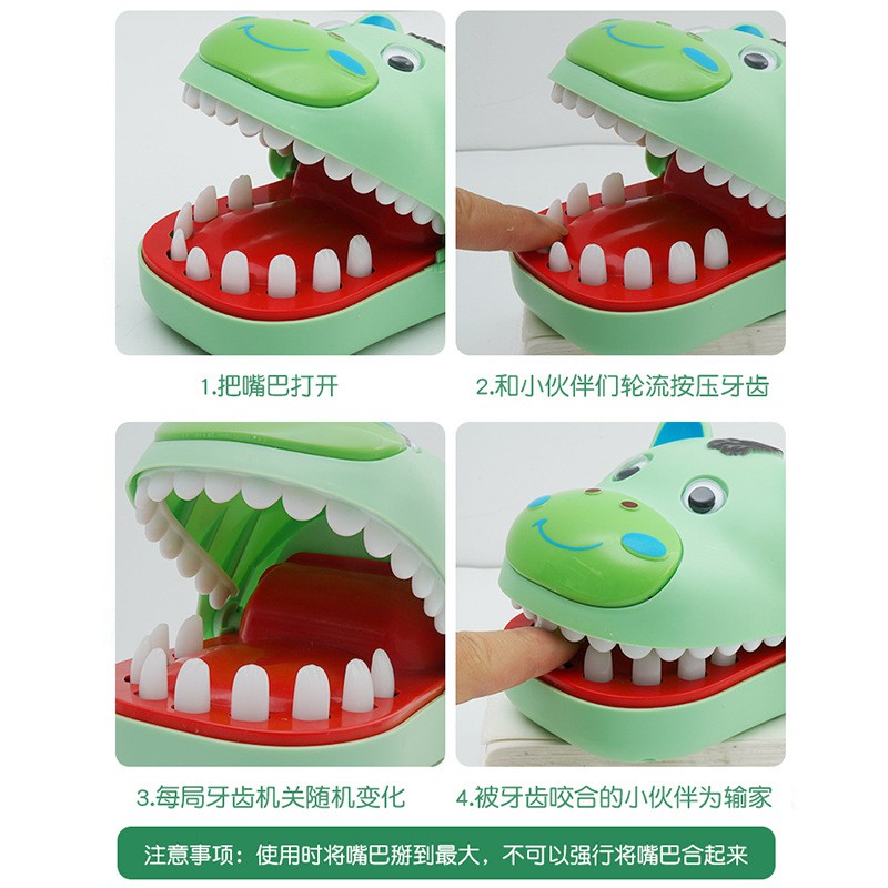 [tma] Mainan Anak Buaya Gigit Jari Tangan / Crocodile And Hippo Dentist Game