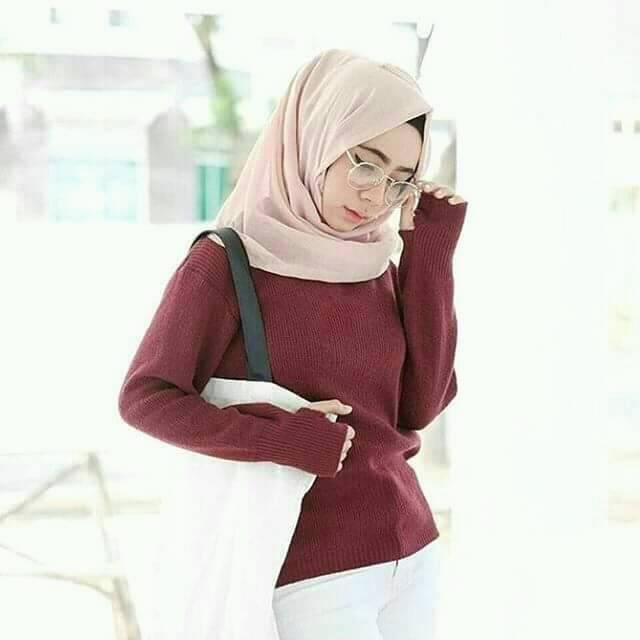 Tokomilkan - Atasan Rajut Halus Wanita Roundhand Sweater / Pakaian Wanita / Sweater Wanita