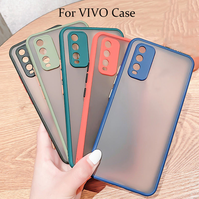 Casing Hardcase VIVO Y15s Y15a Y33s Y31 X70 Y20 Y20s Y12s Y51 Y17 Y15 Y12 Y11 Y50 Y30 Y21 S1 Pro Warna Permen