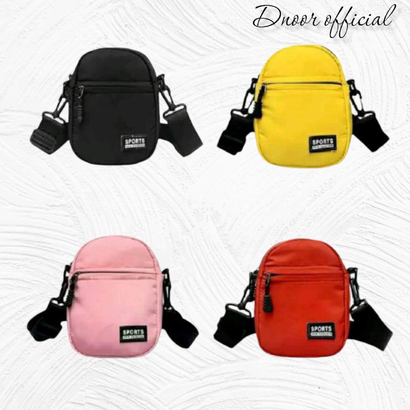 Tas Selempang Wanita Pria Mini Sport Sporty Swag Sling Bag