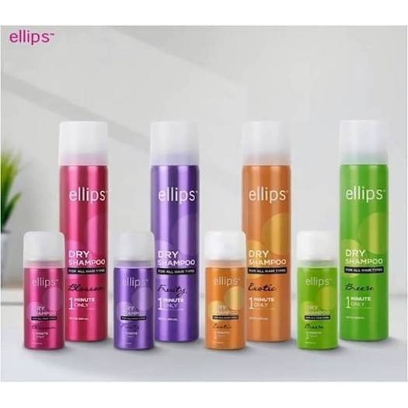 Ellips Dry Shampoo Sampo tanpa bilas / keramas instan 50ml / 200ml
