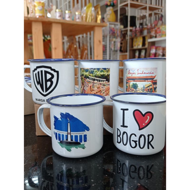 Cangkir | Cangkir Kaleng | Cangkir Mini | Cangkir Khas Bogor