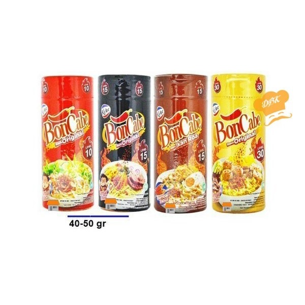 

bon cabe lvl 15 40gr botol bubuk cabe boncabe