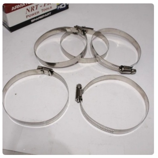 Klem Selang Stainless 3&quot; - 4&quot; / Hose Clamp Selang