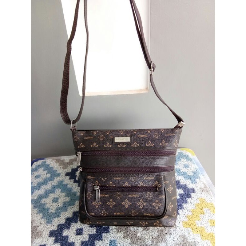 Sling Cowok Ssamzie // Tas Ssamzie // Tas Pria // Sling Bag Cow // Preloved Ssamzie