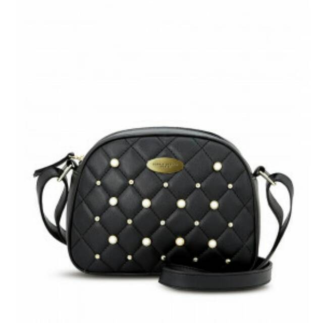 TAS SELEMPANG KECIL WANITA HITAM SORET SOPHIE MARTIN PARIS T4851B5