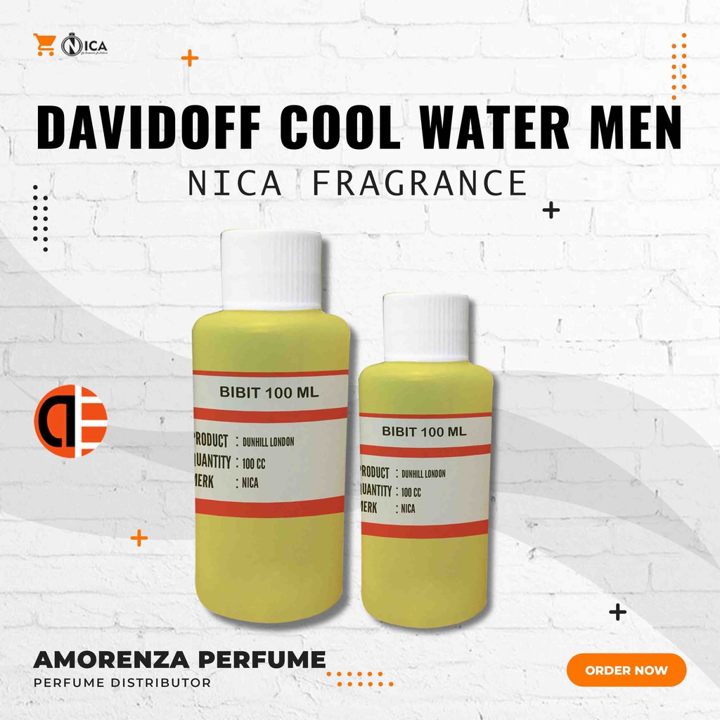 BIBIT PARFUM MURNI DAVIDOFF COOL WATER MEN - WATERMARK NICA FRAGRANCE 100 ML