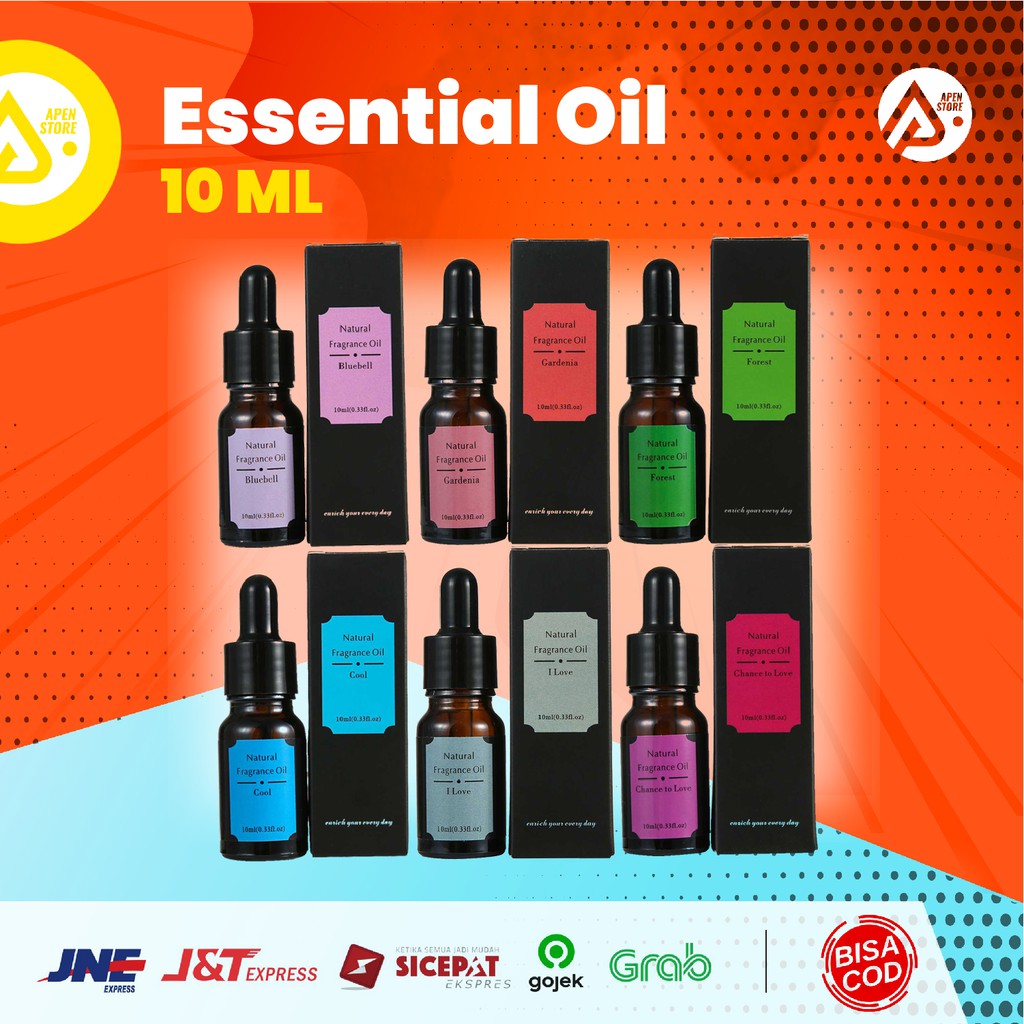 Essential Oil 10ML Essensial Esensial Oil Pewangi Ruangan Aromaterapi Disfuser || Barang Unik - EGT1