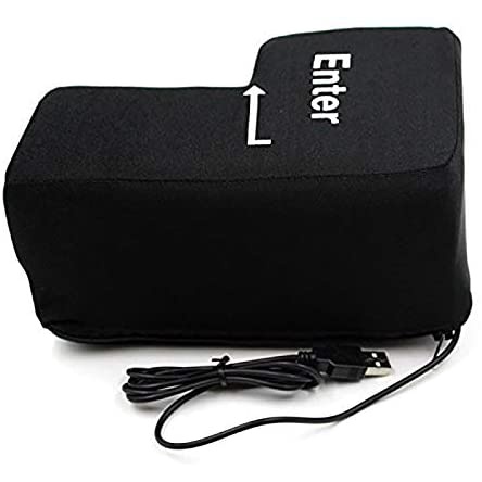 BIG ENTER Oversized Enter Key - Anti Stress Rage Pillow Offices Stress Relief