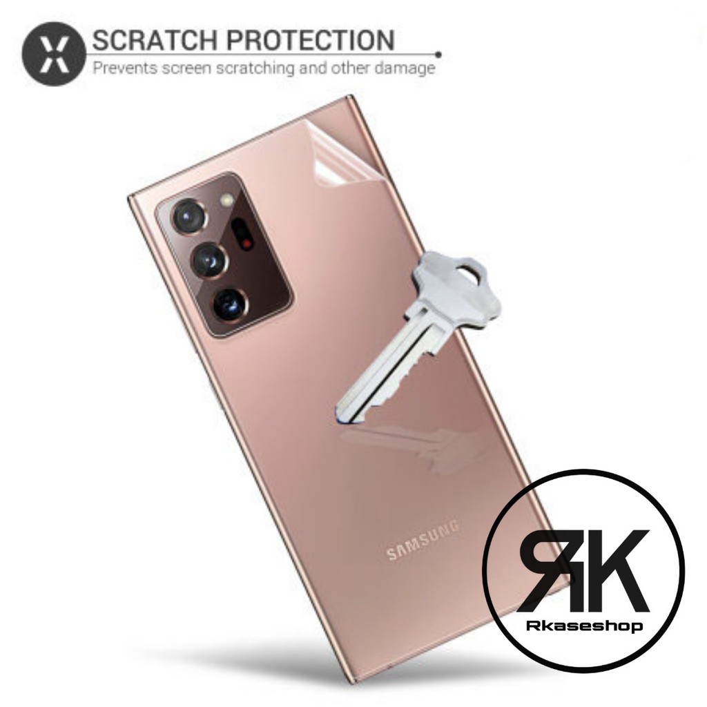 Hydrogel anti gores BELAKANG Samsung Note 10 PLUS S10 S10 PLUS 20 ULTRA S8 S9 S21 S21+ S22 S23 ultra S22 S23 plus Back screen guard