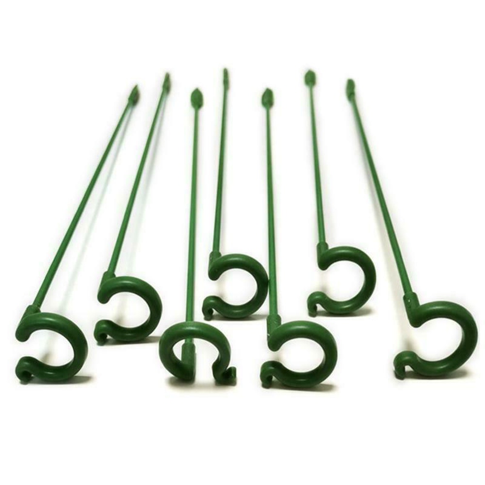 10 Pcs / set Alat Braket Batang Tunggal Holder Tanaman Bunga Bonsai Anti Hilang Untuk Taman