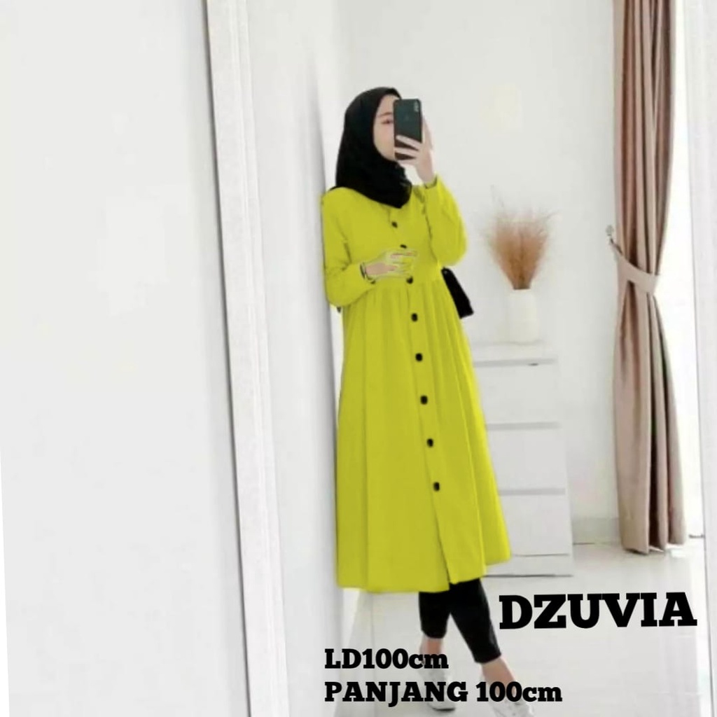 GR TUNIK ZUVIA/DZUVIA MOSCREPE HALUS IMPORT
