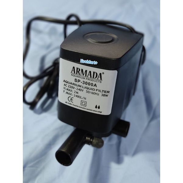 Pompa Armada 1200/1600/1800/2600/3000 Power Head Akuarium Aquascape